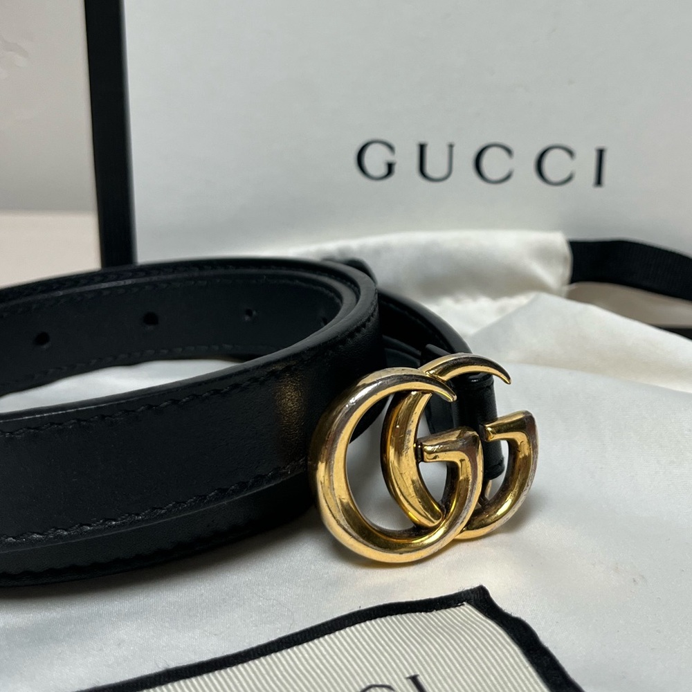 Gucci - GG Marmont thin belt